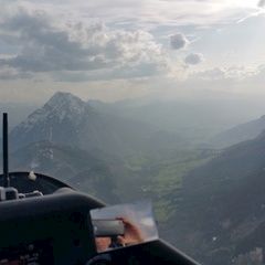 Flugwegposition um 16:03:45: Aufgenommen in der Nähe von Gemeinde Wörschach, 8942, Österreich in 2034 Meter
